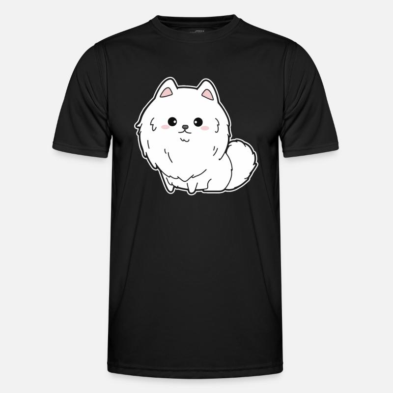Dwarf spitz - Men's Functional T-Shirt - black