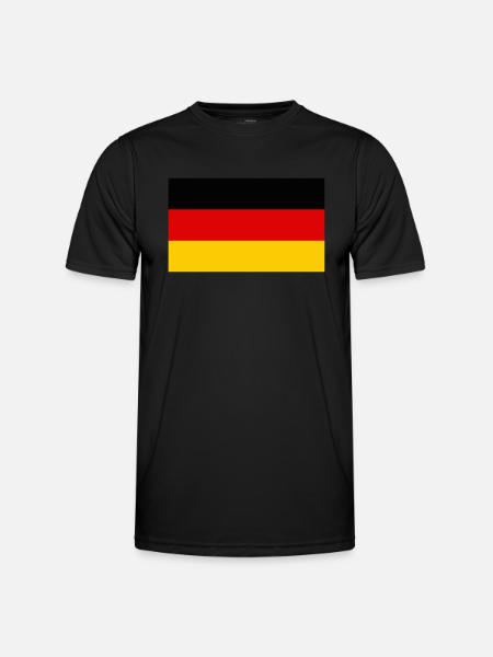 Drapeau Allemagne / German Flag - Men's Functional T-Shirt - black