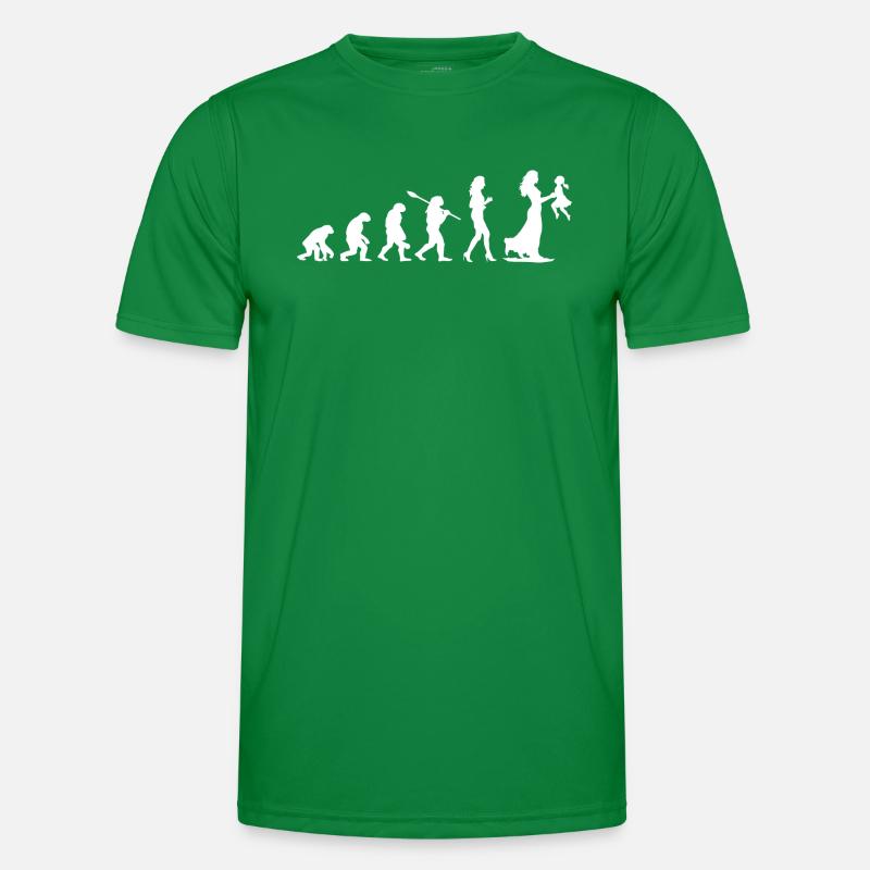 Mama Mother Evolution - Cadeau Future Maman T-shirt sport Homme