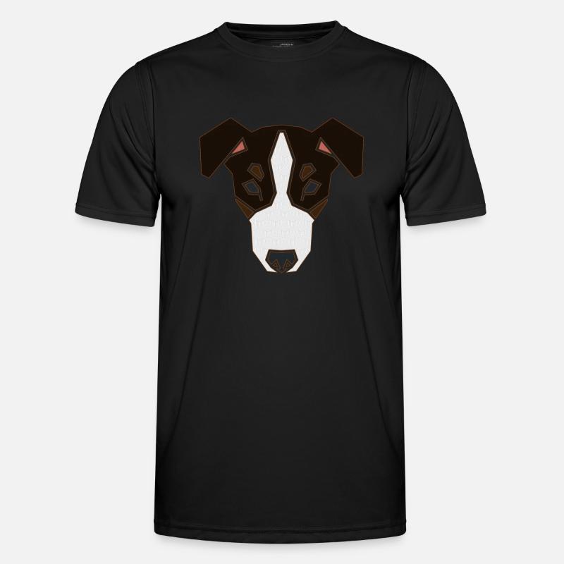 Jack Russell Faces 4a Men's Functional T-Shirt