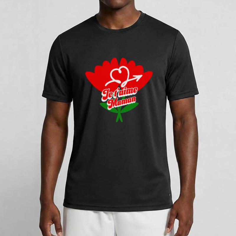 Ich liebe dich Mama Muttertag Männer Funktions-T-Shirt