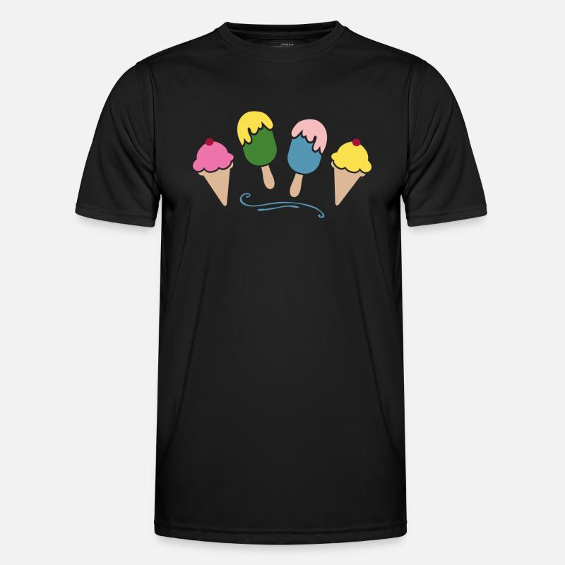 Ice Cream Männer Funktions-T-Shirt