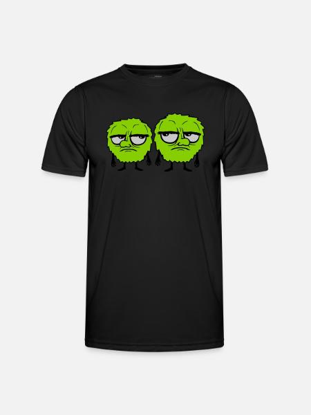 2 Monsters Roll Eyes - Men's Functional T-Shirt - black