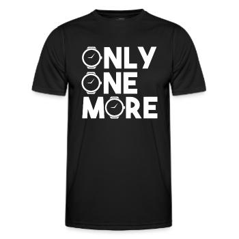Watch Collector Watch Watchmaker - Men's Functional T-Shirt - black - Front - AI Model Male 178 dark (178cm)
