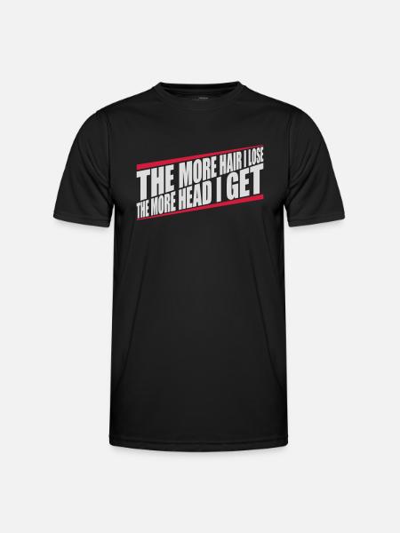 I get more head - Men's Functional T-Shirt - black