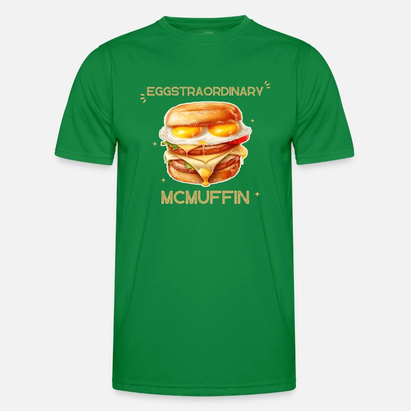 Eggstraordinary McMuffin Männer Funktions-T-Shirt