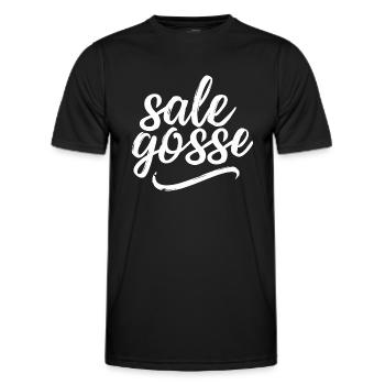 Sale gosse - T-shirt sport Homme - noir - Devant - AI Model Male 178 dark (178cm)