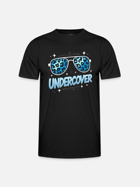 Undercover Speech - Sunglasses Design - Men's Functional T-Shirt - black