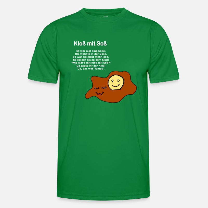 Kloß mit Soß Männer Funktions-T-Shirt