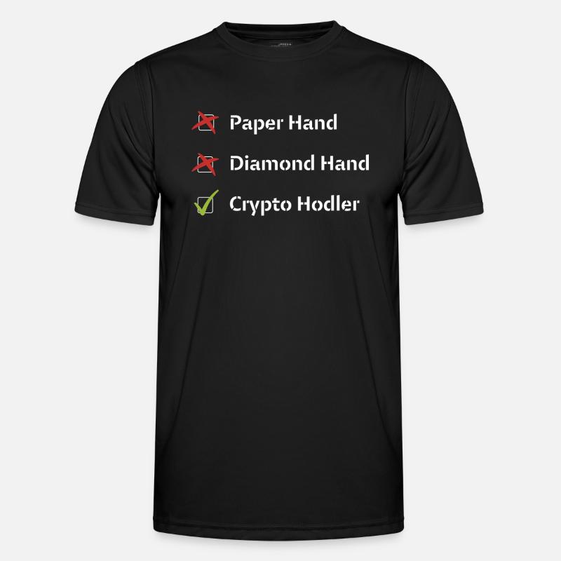 Crypto checklist - Men's Functional T-Shirt - black
