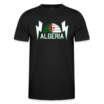 Dz Algérie Dzaïr Power - T-shirt sport Homme - noir - Devant - AI Model Male 178 dark (178cm)
