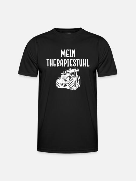 Landwirt Bauer Farmer - Männer Funktions-T-Shirt - Schwarz