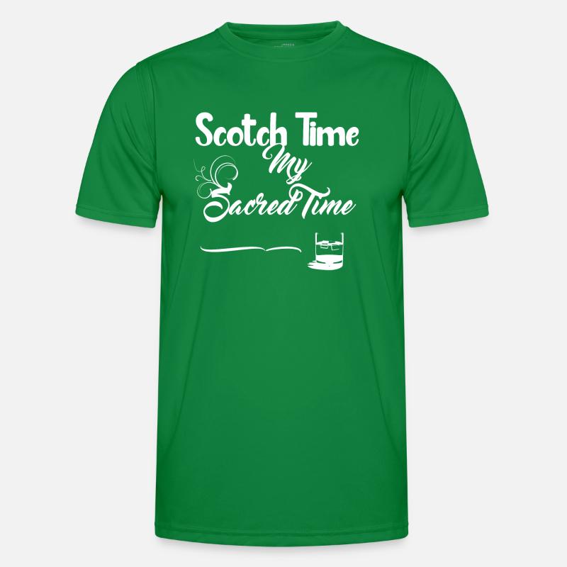 Scotch Time White Design Men's Functional T-Shirt