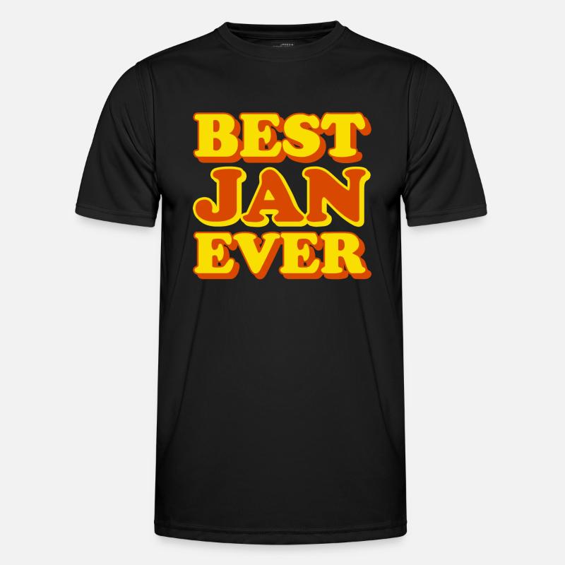 Jan First Name Funny Gift Men's Functional T-Shirt