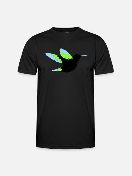 hummingbird - Men's Functional T-Shirt - black