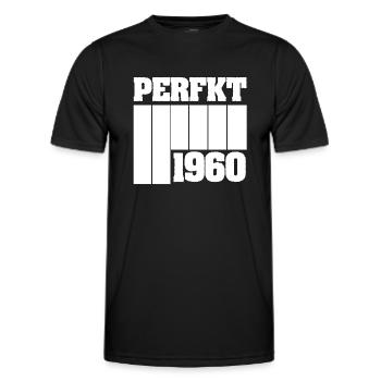 1960 1960 - Männer Funktions-T-Shirt - Schwarz - Vorne - AI Model Male 178 dark (178cm)