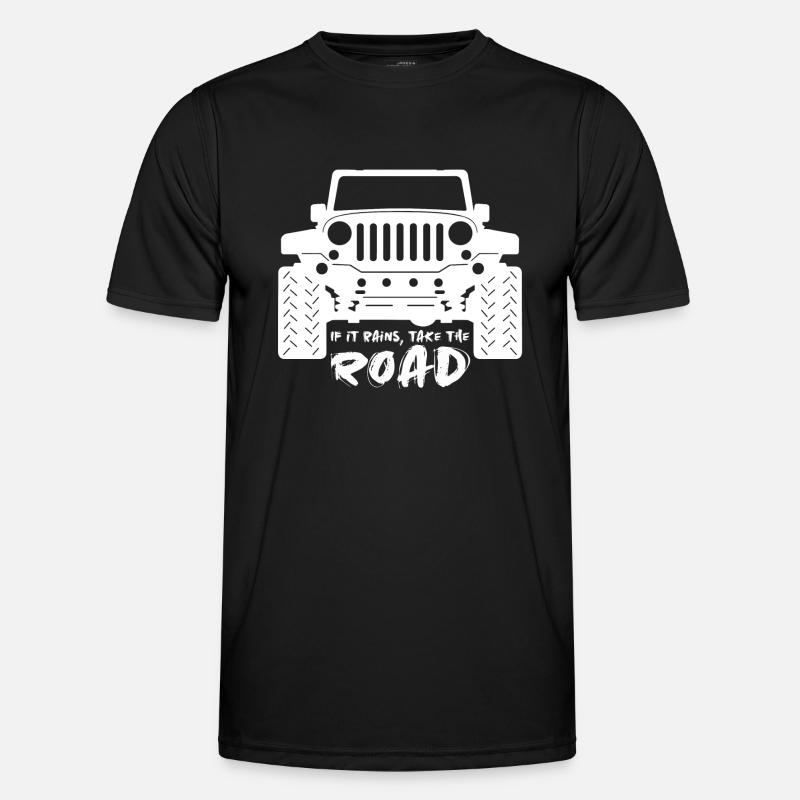 Jeep - Funktionsshirt til herrer - sort