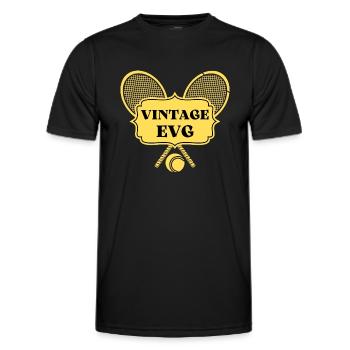 VINTAGE EVG TENNIS - T-shirt sport Homme - noir - Devant - AI Model Male 178 dark (178cm)