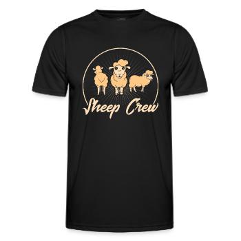 Élevage de moutons Élevage Élevage Mouton Cadeau - T-shirt sport Homme - noir - Devant - AI Model Male 178 dark (178cm)