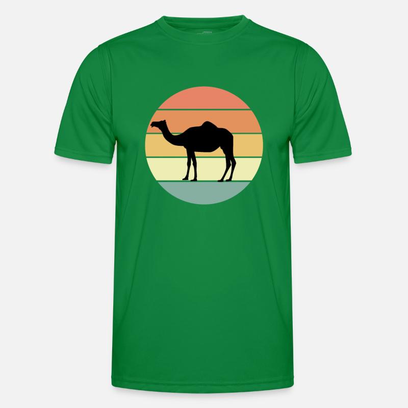 Retro Camel Design Men's Functional T-Shirt