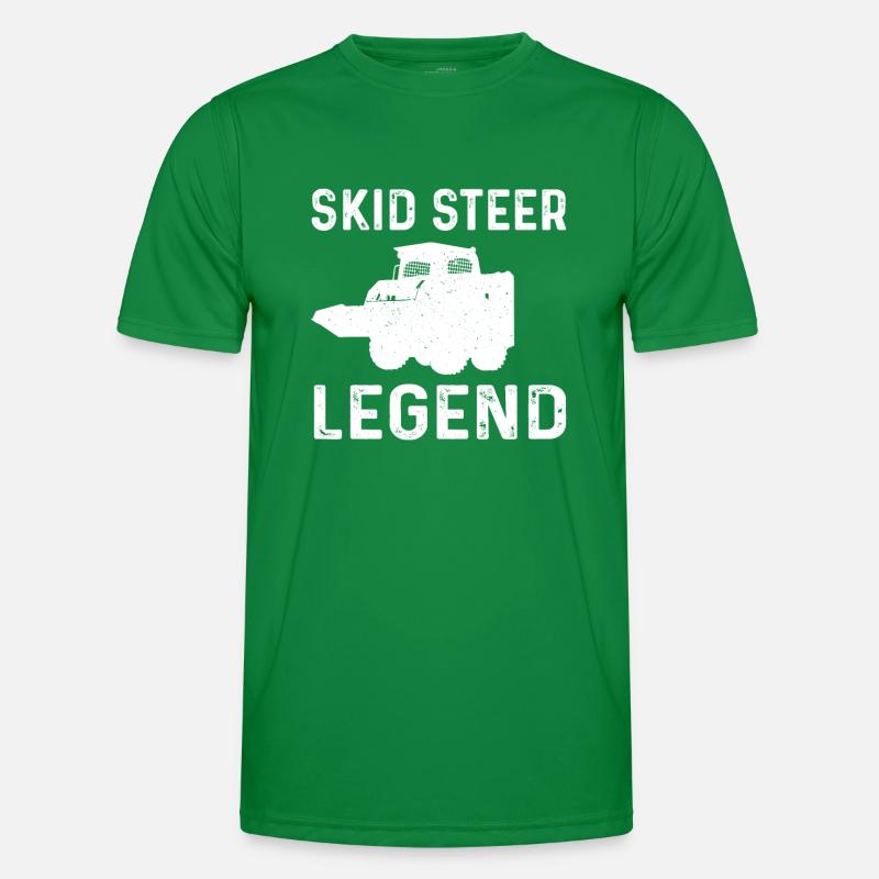 Skid Steer Loader Legend Men's Functional T-Shirt