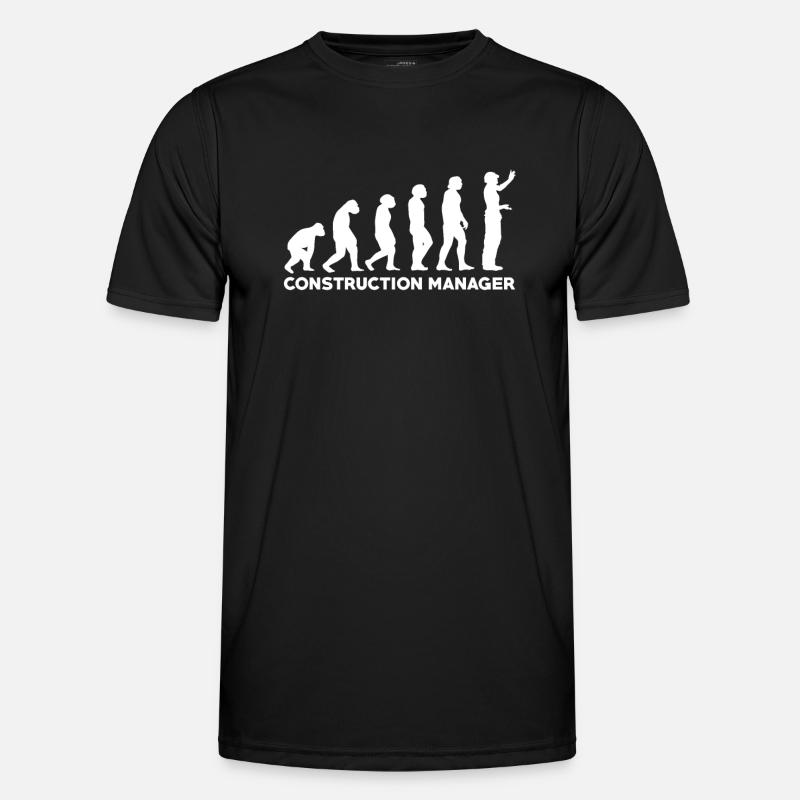 Site Manager Evolution - Men's Functional T-Shirt - black