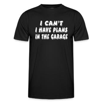 Garage - Männer Funktions-T-Shirt - Schwarz - Vorne - AI Model Male 178 dark (178cm)