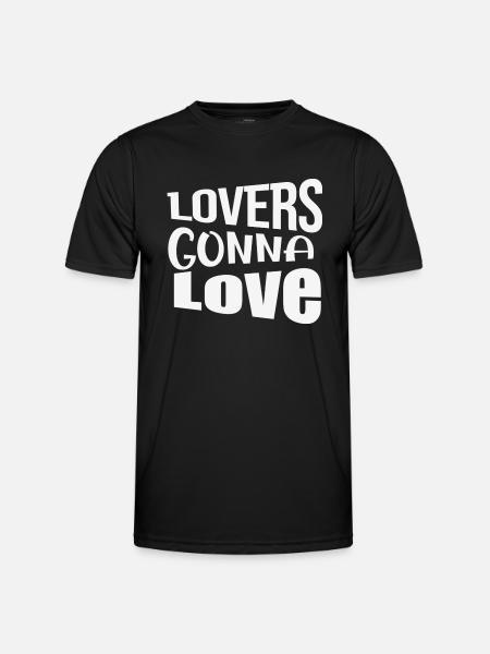 Lovers going to Love - Men's Functional T-Shirt - black