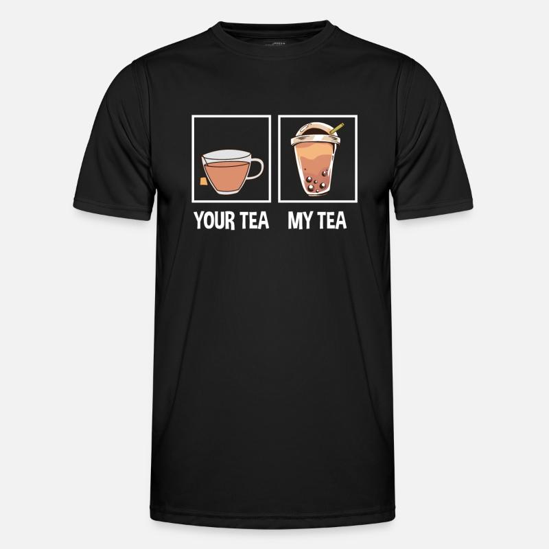 Bubble Tea - Männer Funktions-T-Shirt - Schwarz