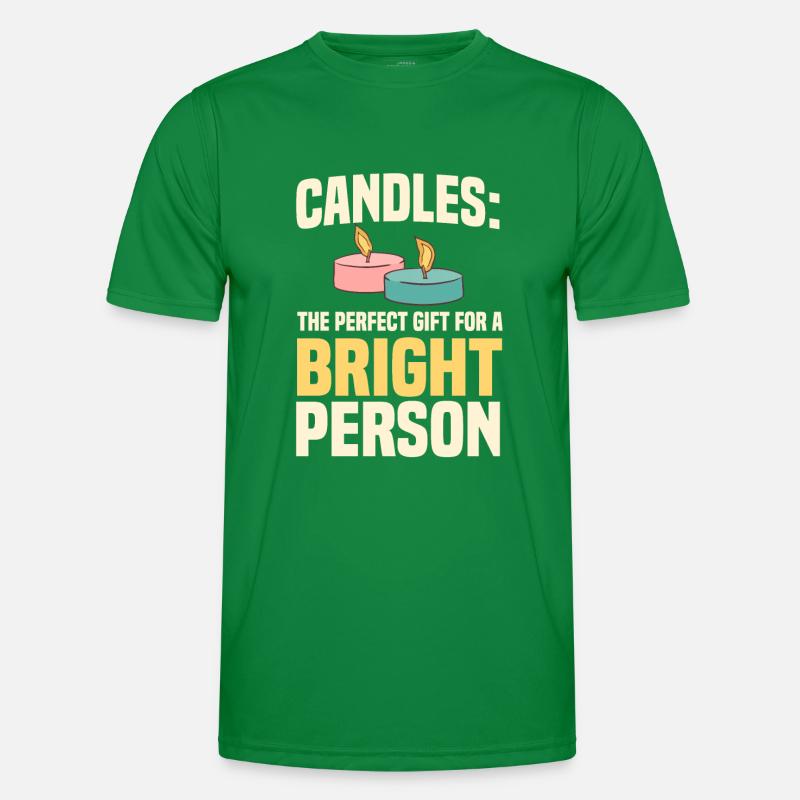 Cool candle lover design Men's Functional T-Shirt