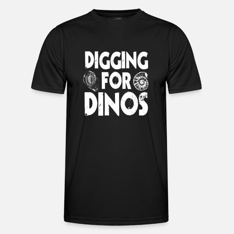 Digging for Dinos - Men's Functional T-Shirt - black