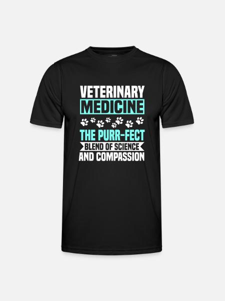 Veterinary medicine - Men's Functional T-Shirt - black
