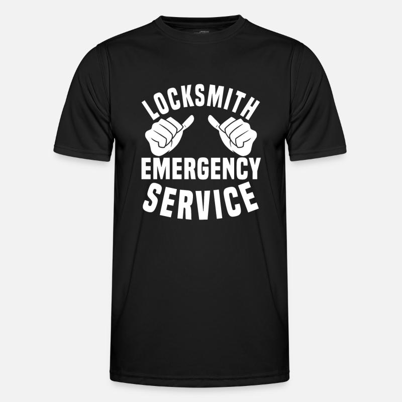 Locksmith emergency service locksmith - Men's Functional T-Shirt - black