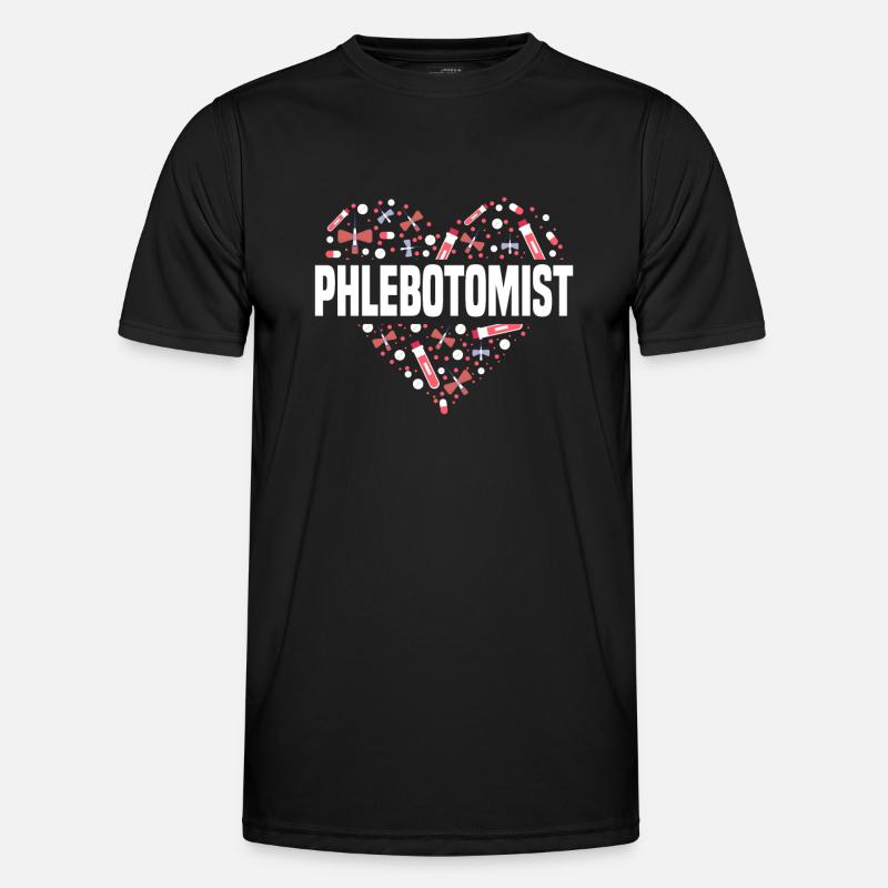 Phlebotomist - Men's Functional T-Shirt - black