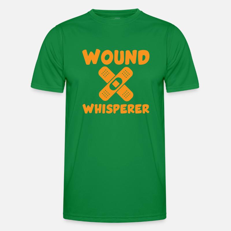 Funny Whisperer Wound Expert Men's Functional T-Shirt