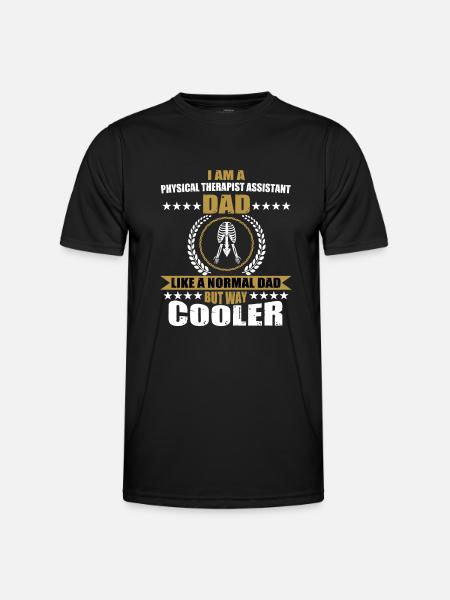 Physiotherapist Assistant Papa - Men's Functional T-Shirt - black
