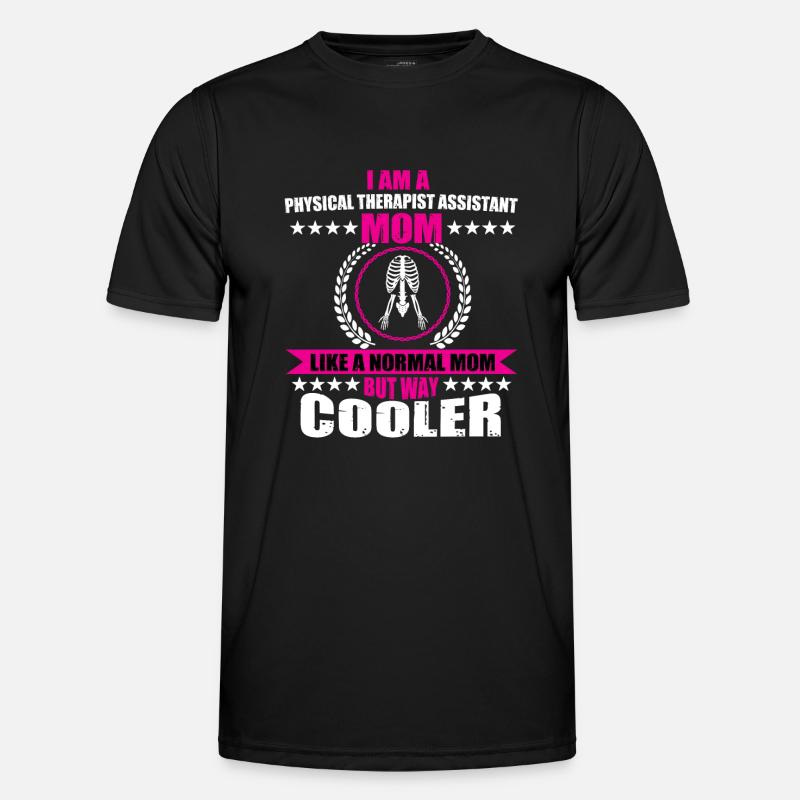 Physiotherapeutin Assistentin Mutter - Männer Funktions-T-Shirt - Schwarz