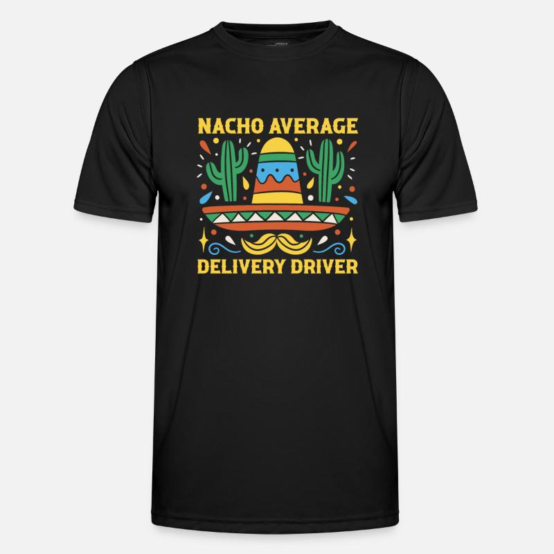 Not-so-average delivery driver - Men's Functional T-Shirt - black