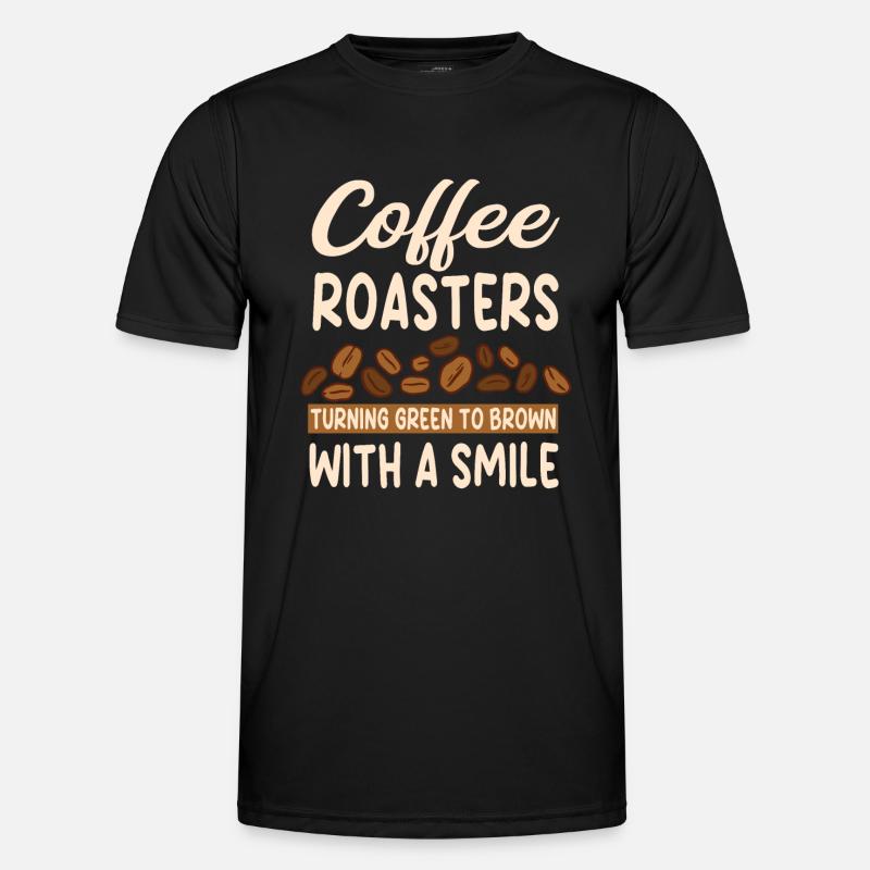 Great Coffee Roasting Outfit - Men's Functional T-Shirt - black