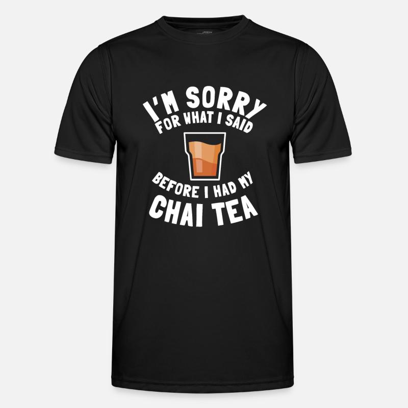 Chai Tee Geschenk - Männer Funktions-T-Shirt - Schwarz
