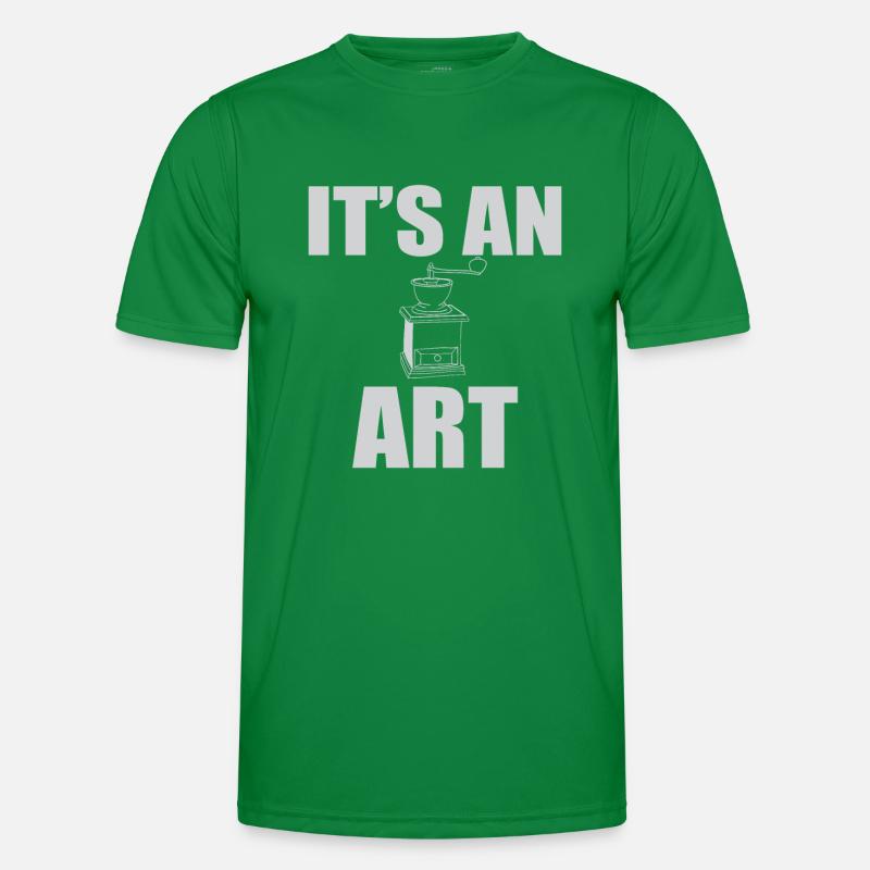 Manual Coffee Grinders Quote Men's Functional T-Shirt