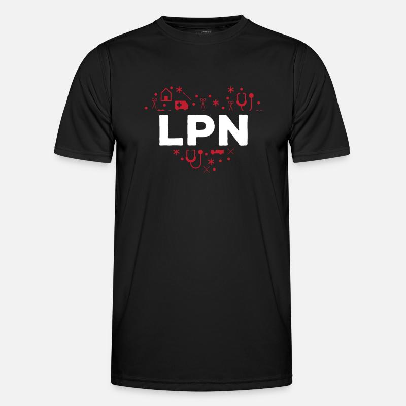 Licensed Practical Nurse - Men's Functional T-Shirt - black