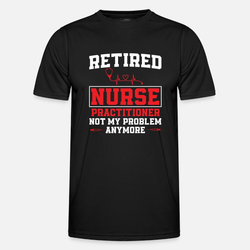 Lustige Krankenschwester Advanced Practice Nurse - Männer Funktions-T-Shirt - Schwarz