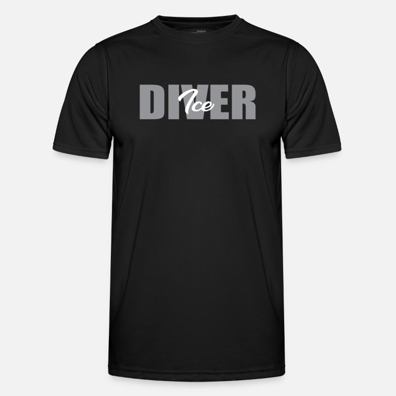 Plaon lettering - Men's Functional T-Shirt - black