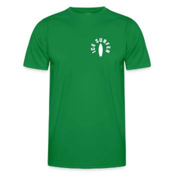 Ice Surfer Taschen-design - Männer Funktions-T-Shirt - Kelly Green - Vorne - AI Model Male 178 dark (178cm)
