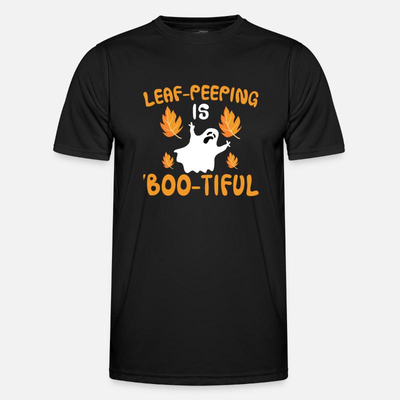 Leaf Peeping Halloween Costume - Men's Functional T-Shirt - black