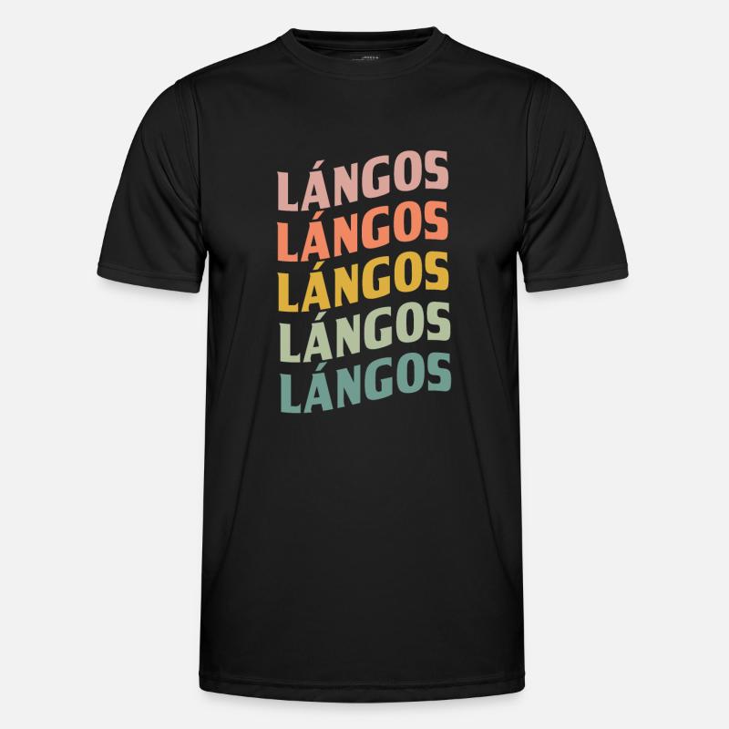 Langos - Men's Functional T-Shirt - black