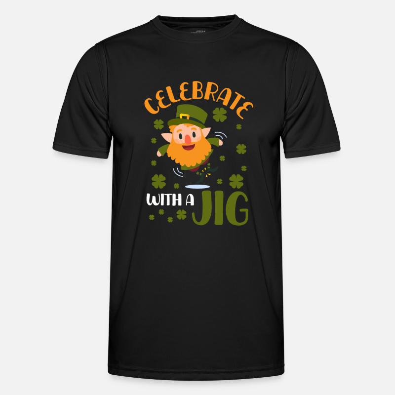 Feiern Sie Mit Einem Tanz - Männer Funktions-T-Shirt - Schwarz