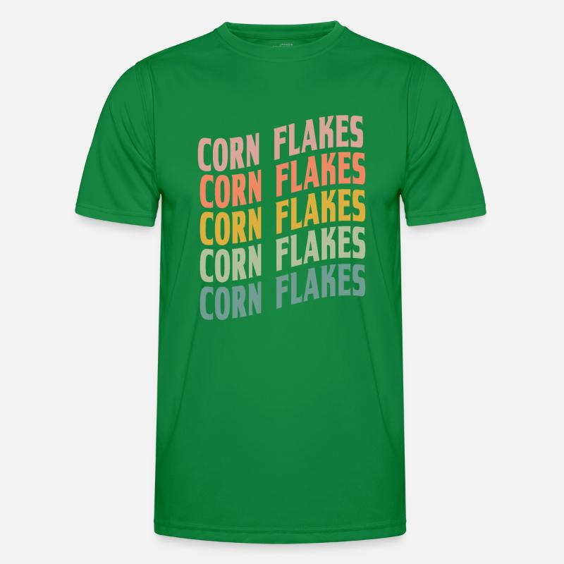Cornflakes Männer Funktions-T-Shirt