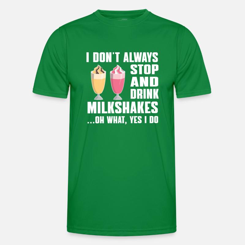 Milkshake Gift Idea Men's Functional T-Shirt